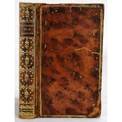 Catalogue Raisonne des Diverses Curiosites du Cabinet de Feu M. Quentin de Lorangere